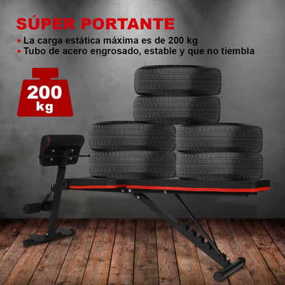 Foldable Weight Bench Incline Weight Bench Multifunctional Bodybuilding for Full Body Workout Fitness Machine Home Gym for Men